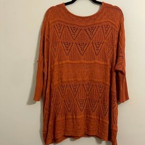 Oversized Orange Sweater
